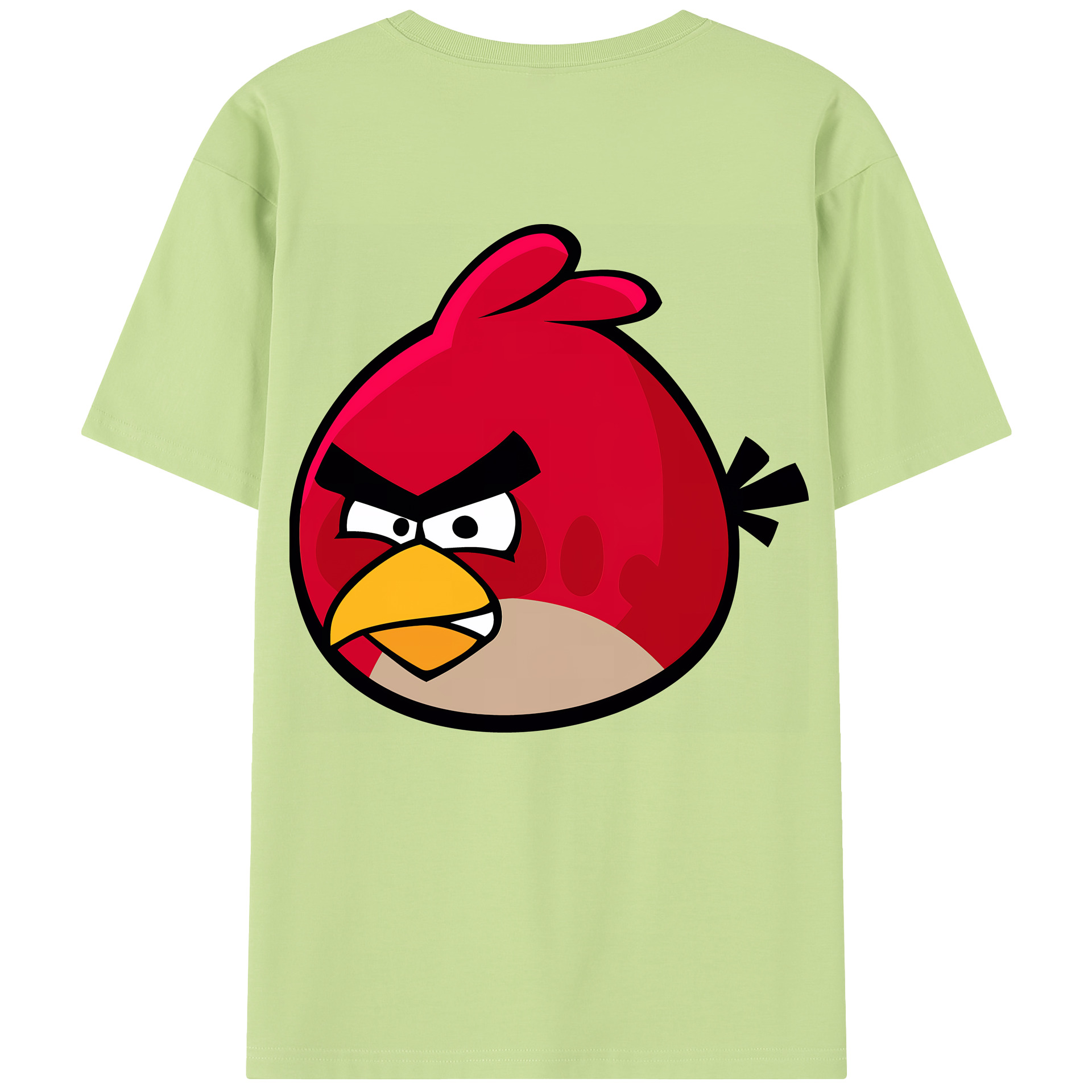 （画像用） Angry Birds アングリーバード 綿100％半袖Tシャツ（背面プリント）